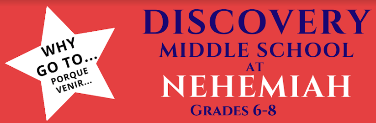 Why go to...Discovery Middle School at Nehemiah, Grades 6-8
