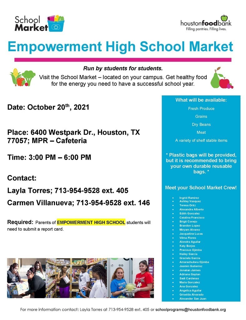 Houston Food Bank Market Flyer