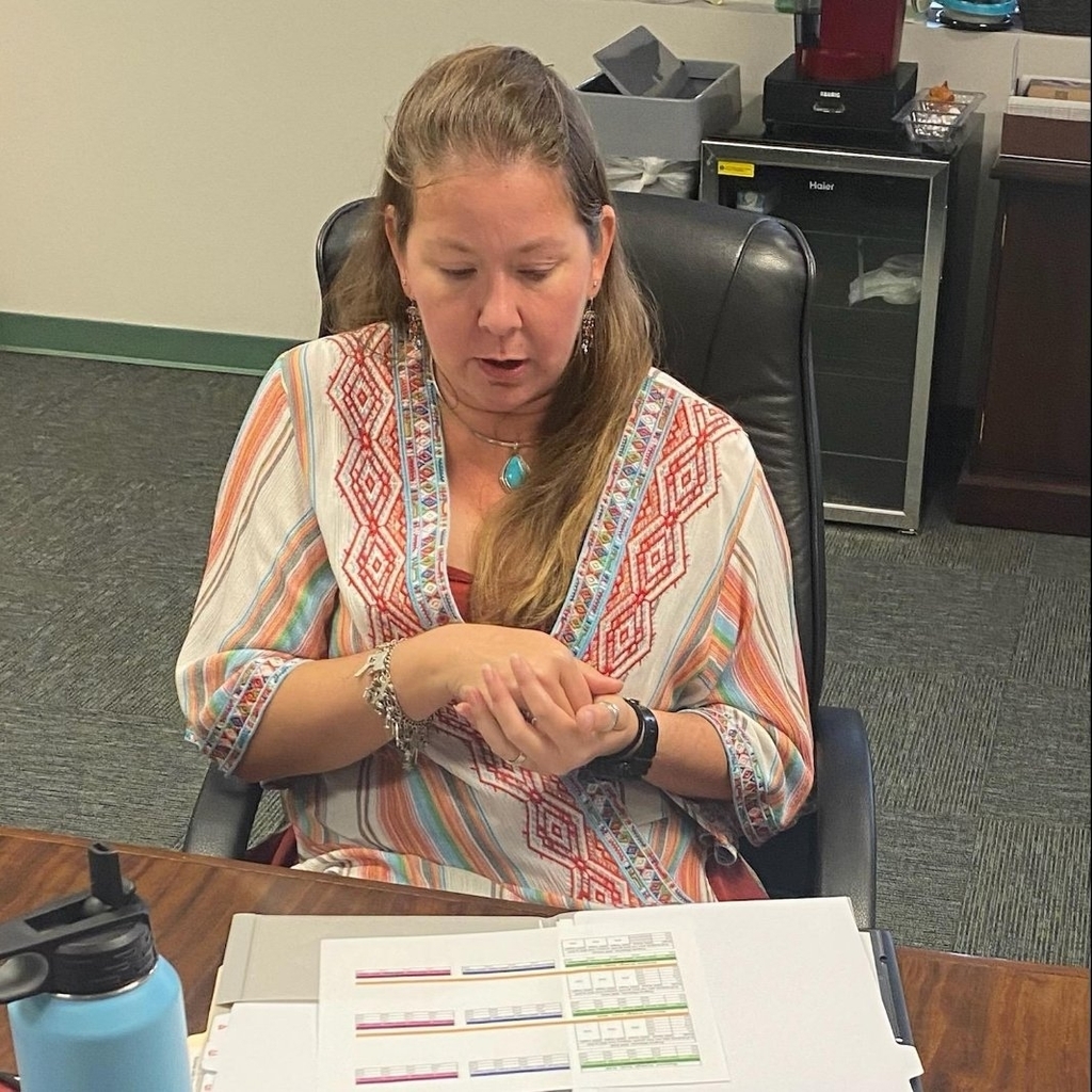 Principal Chavez sharing