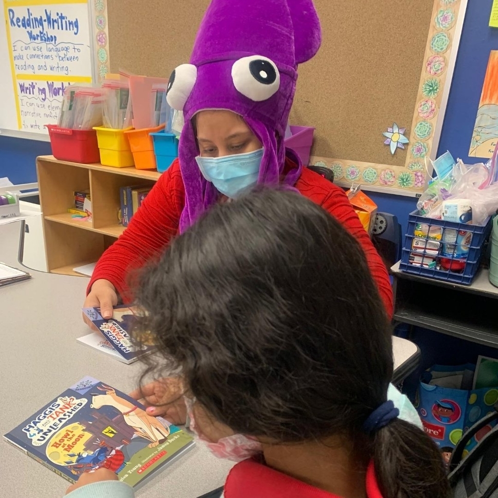 teacher reading