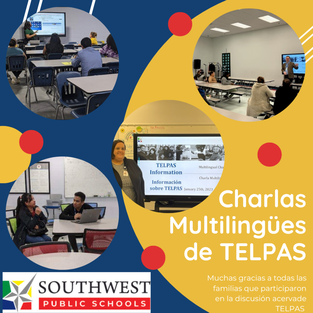 Thank you for participating in our TELPAS Multilingual Chats!  ¡Gracias por participar en nuestras Charlas Multilingües!