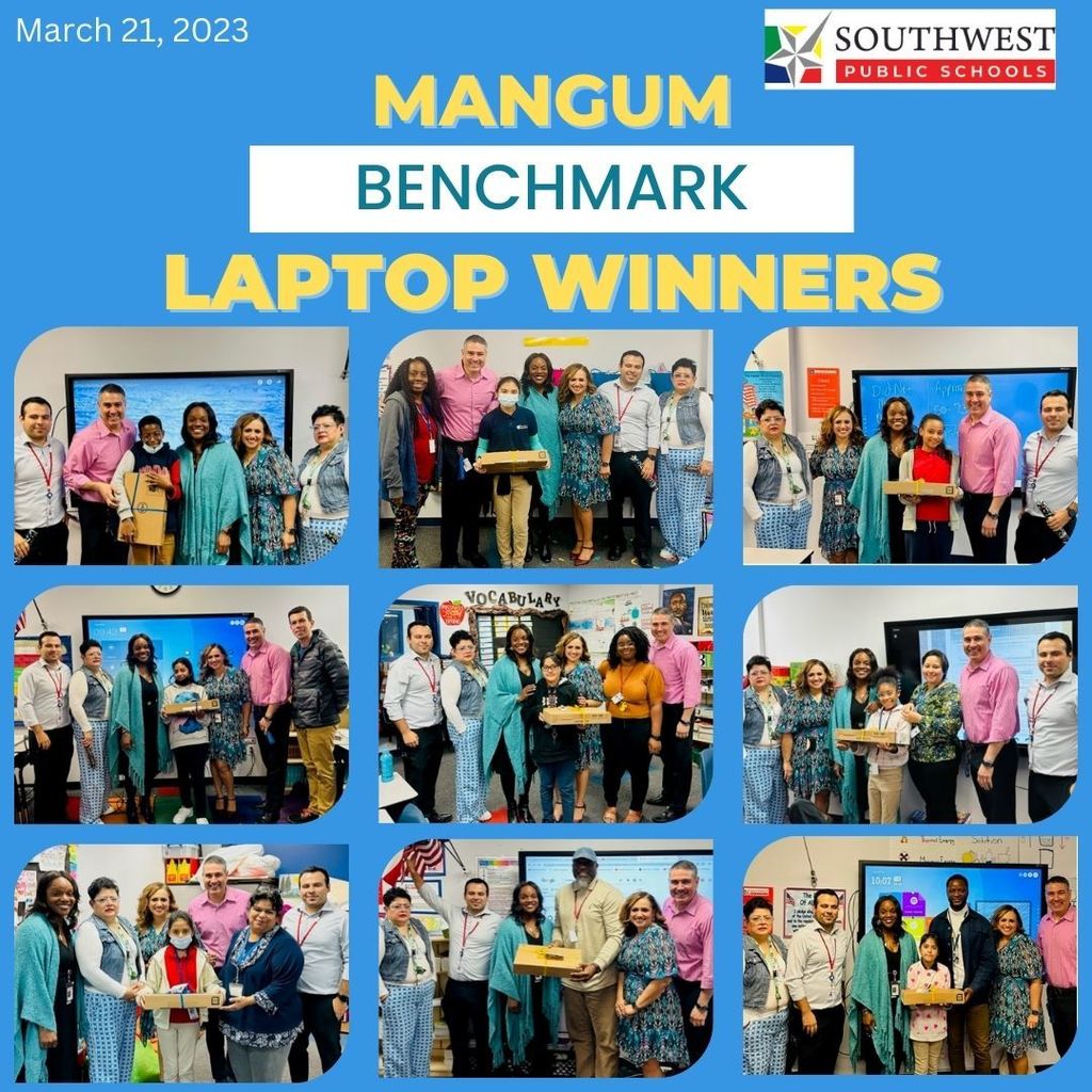 Mangum Benchmark Laptop Winners!  March 21, 2023